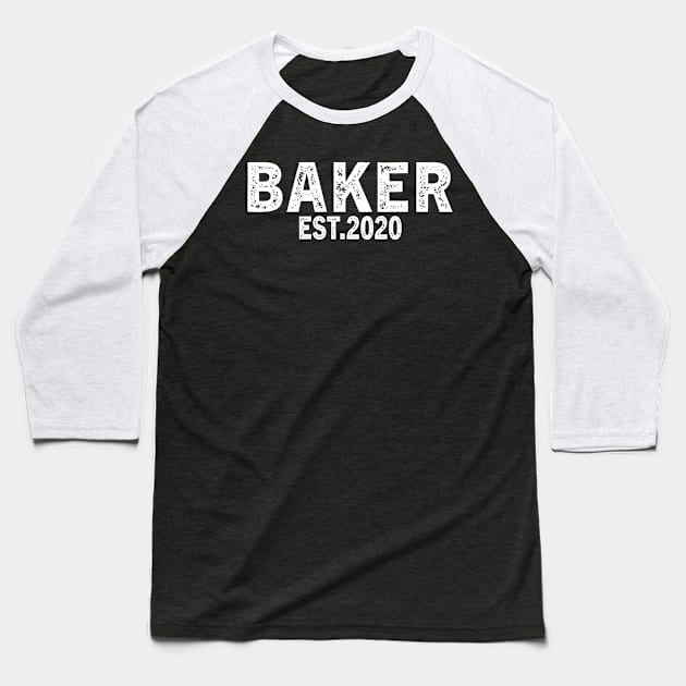 Baker Est 2020 Graduation Gift Baseball T-Shirt by followthesoul